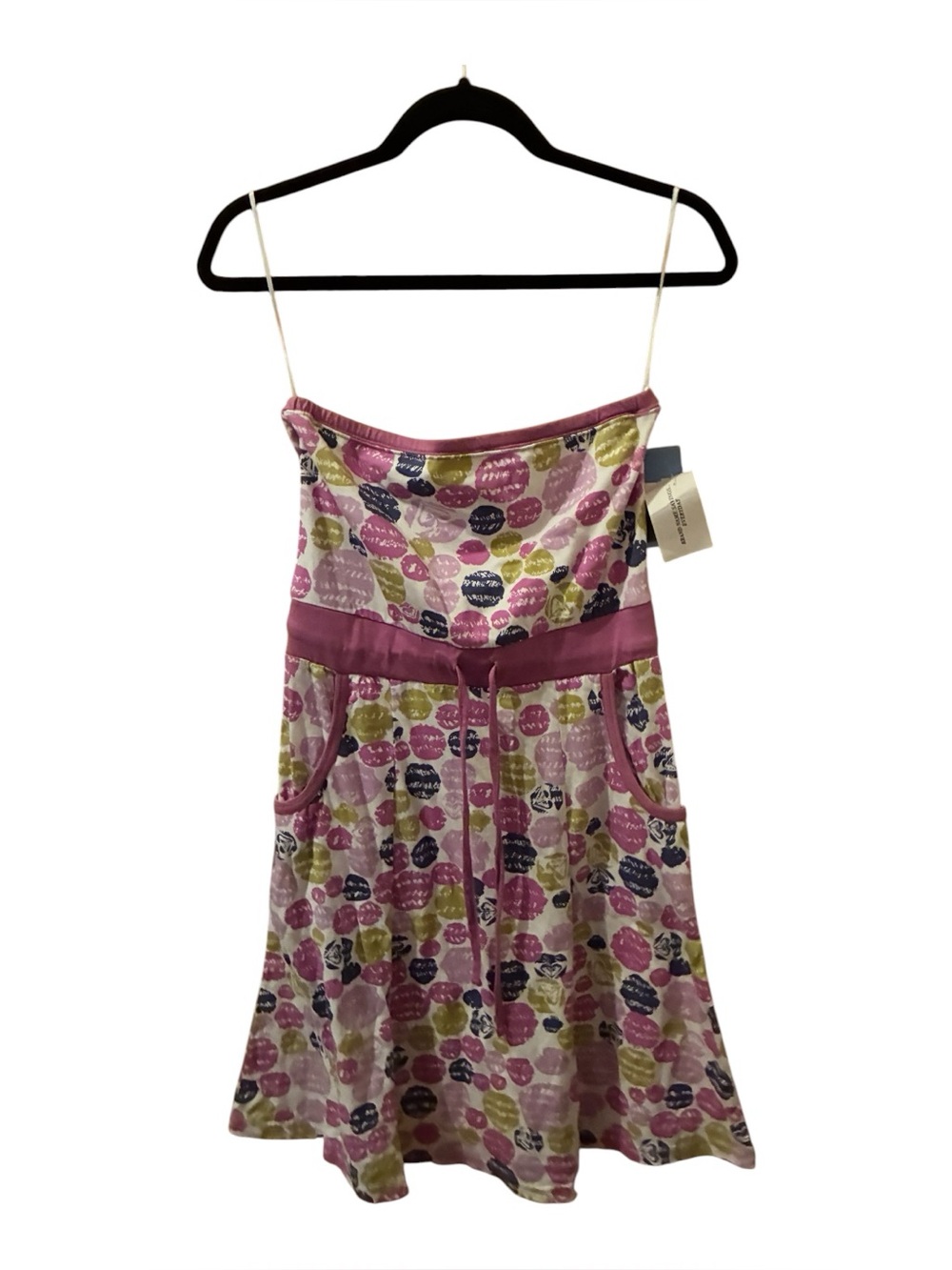 NWT ROXY STRAPLESS SUMMER DRESS\COVERUP SIZE M